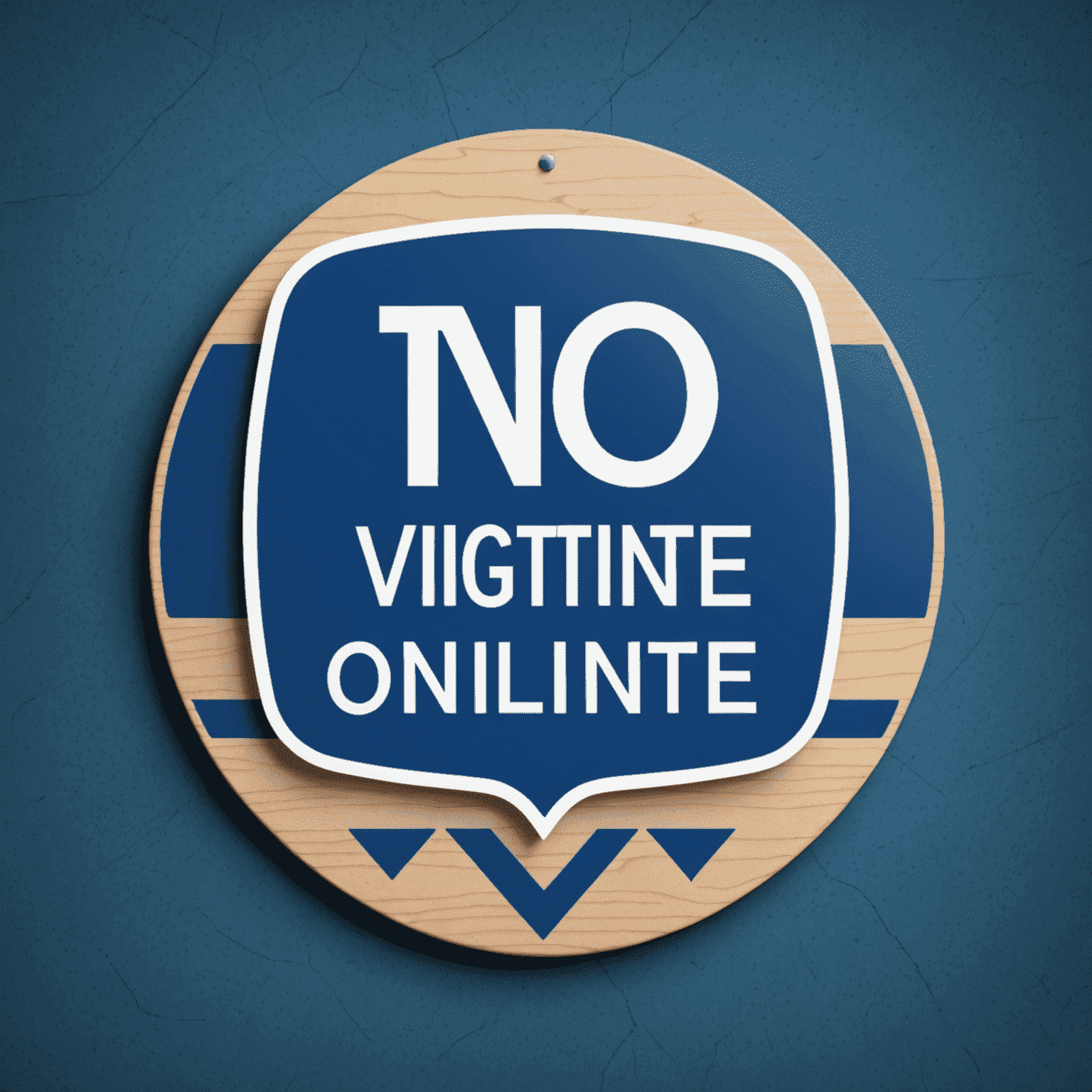 Vignette-online Logo: Ein stilisiertes Autobahnschild mit dem Text 'Vignette-online' in Highway Blue